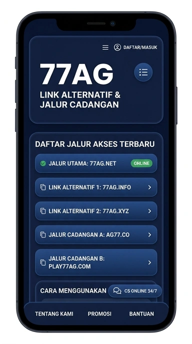 Halaman Link Alternatif 77ag untuk Pengguna Android