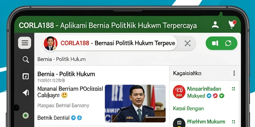 Screenshot utama CORLA188 menampilkan antarmuka pengguna yang informatif.