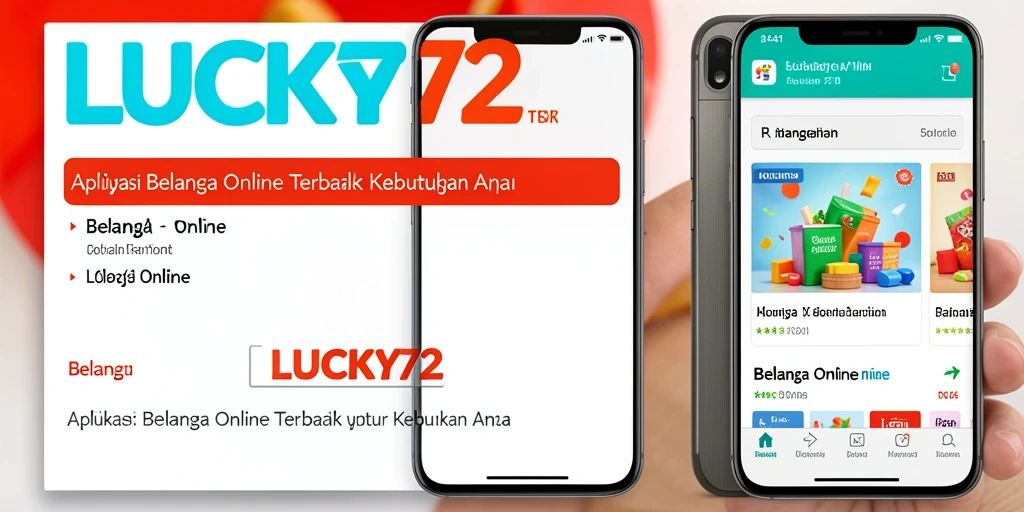 Antarmuka pengguna LUCKY72 yang ramah dan menarik untuk belanja online.