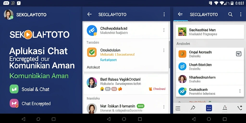 Tampilan antarmuka SEKOLAHTOTO yang modern dan aman.